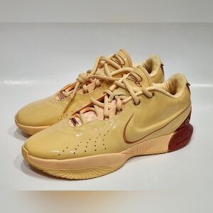 Nike LeBron James XXI 21 Melo Melo Dragon Pearl Melon Tint FV2345-800 Mens 10.5